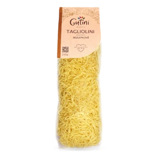GUTINI - Těstoviny Tagliolini DO POLÉVKY bez kukuřičné mouky, bez lepku, 250g